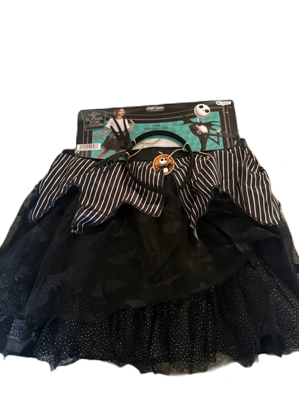The Nightmare Before Christmas Jack Skellington Tutu Skirt & Headband Costume